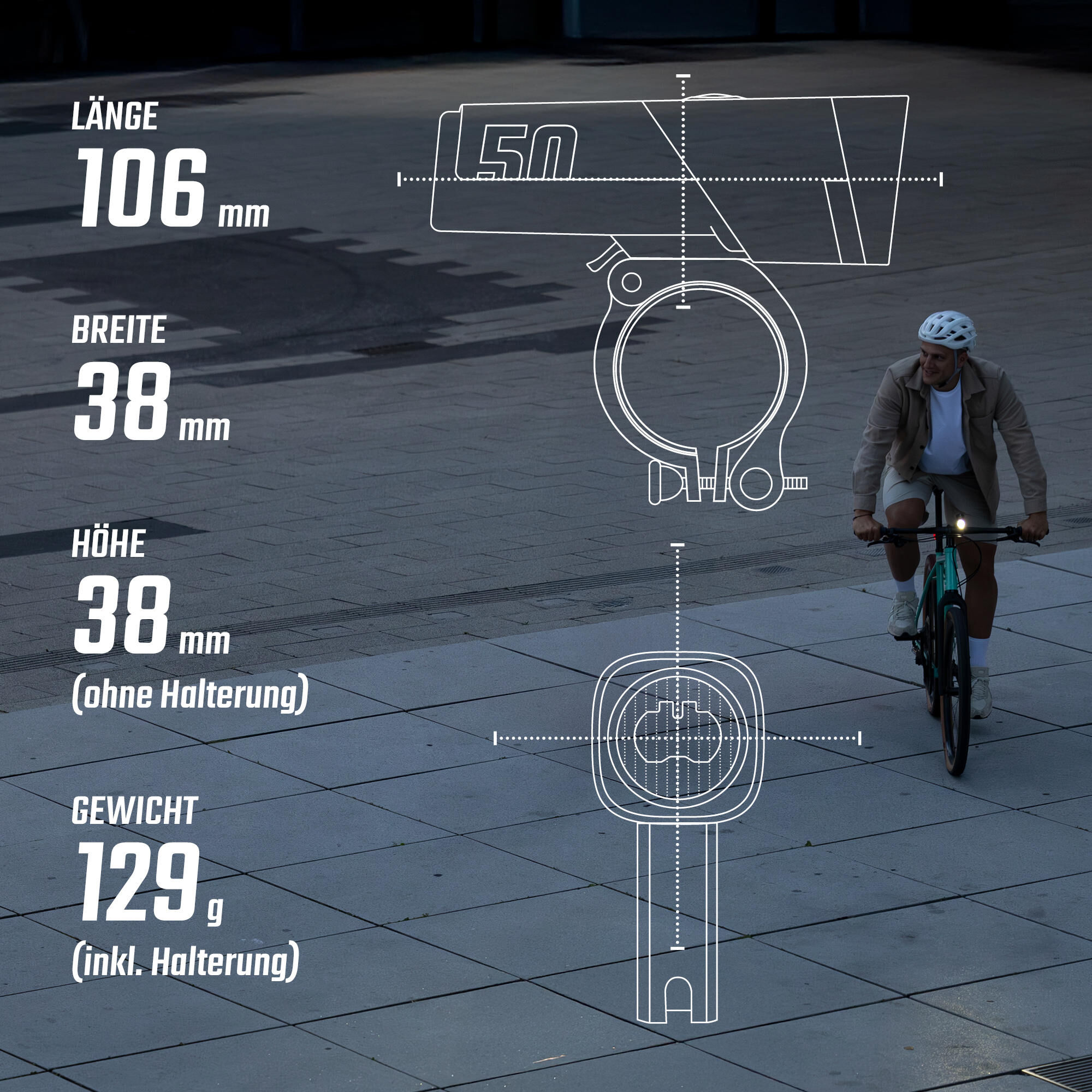 _Scheinwerfer Batterieleuchten, weiß,Blenden,Frontleuchten,Scheinwerfer