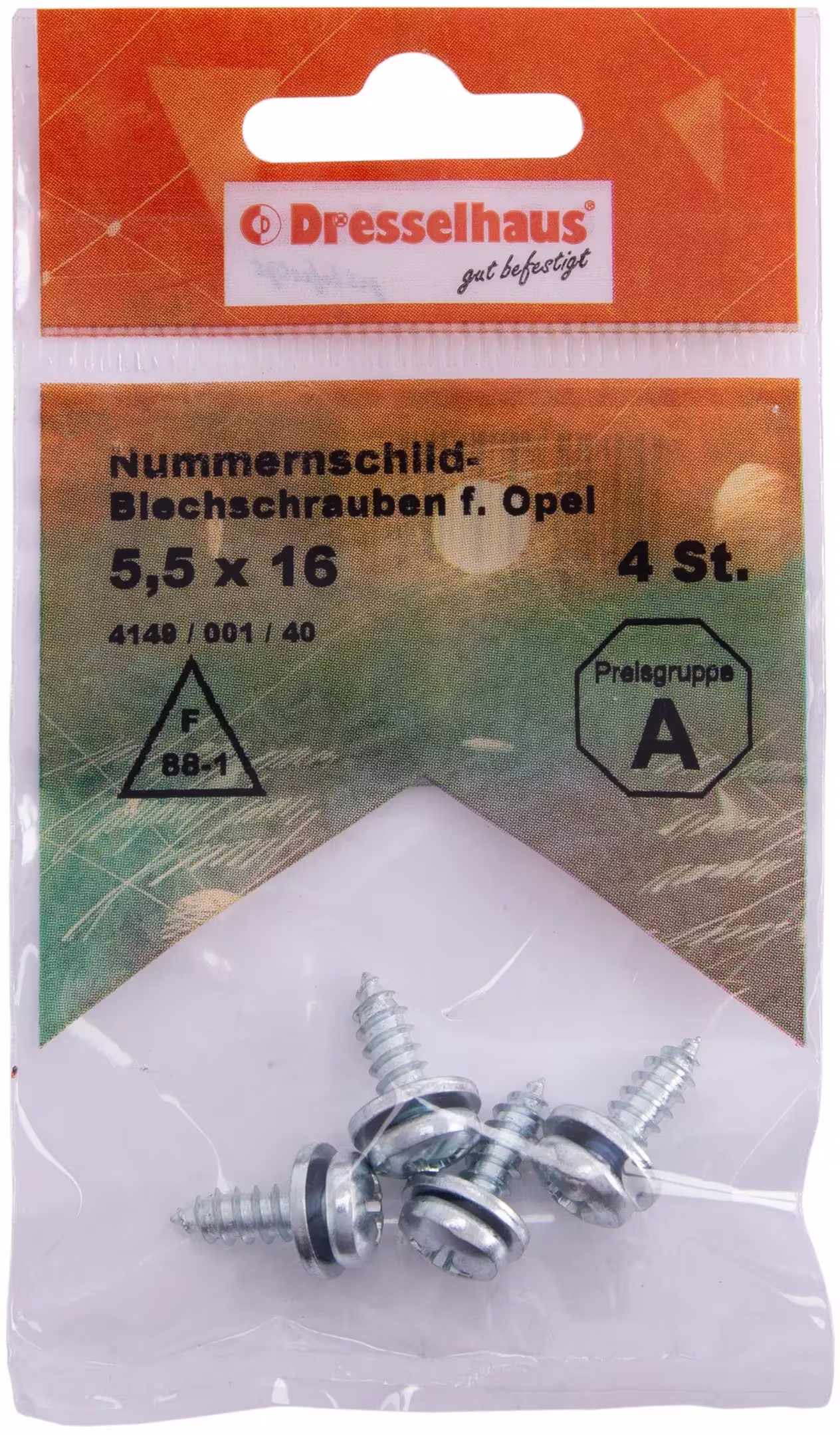 Dresselhaus_Nummernschildschraube Blechschrauben,Schrauben