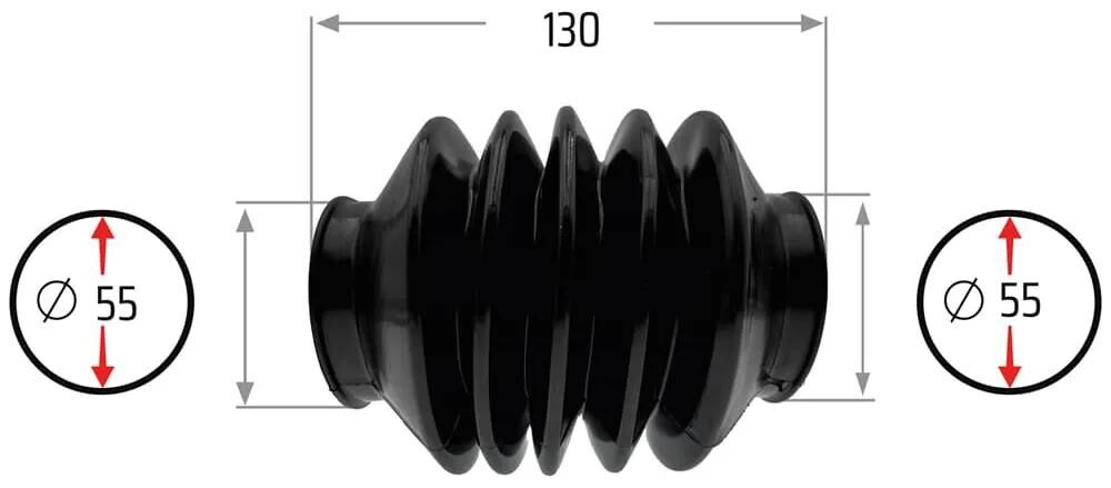 NB PARTS_Faltenbalg Anhängerzubehör