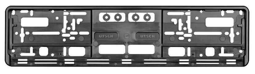 UTSCH Kennzeichenhalter "ERUSTAR Black " Kennzeichenverstärker