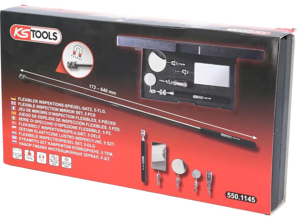 KS TOOLS_Inspektionsspiegelsatz Teleskopspiegel