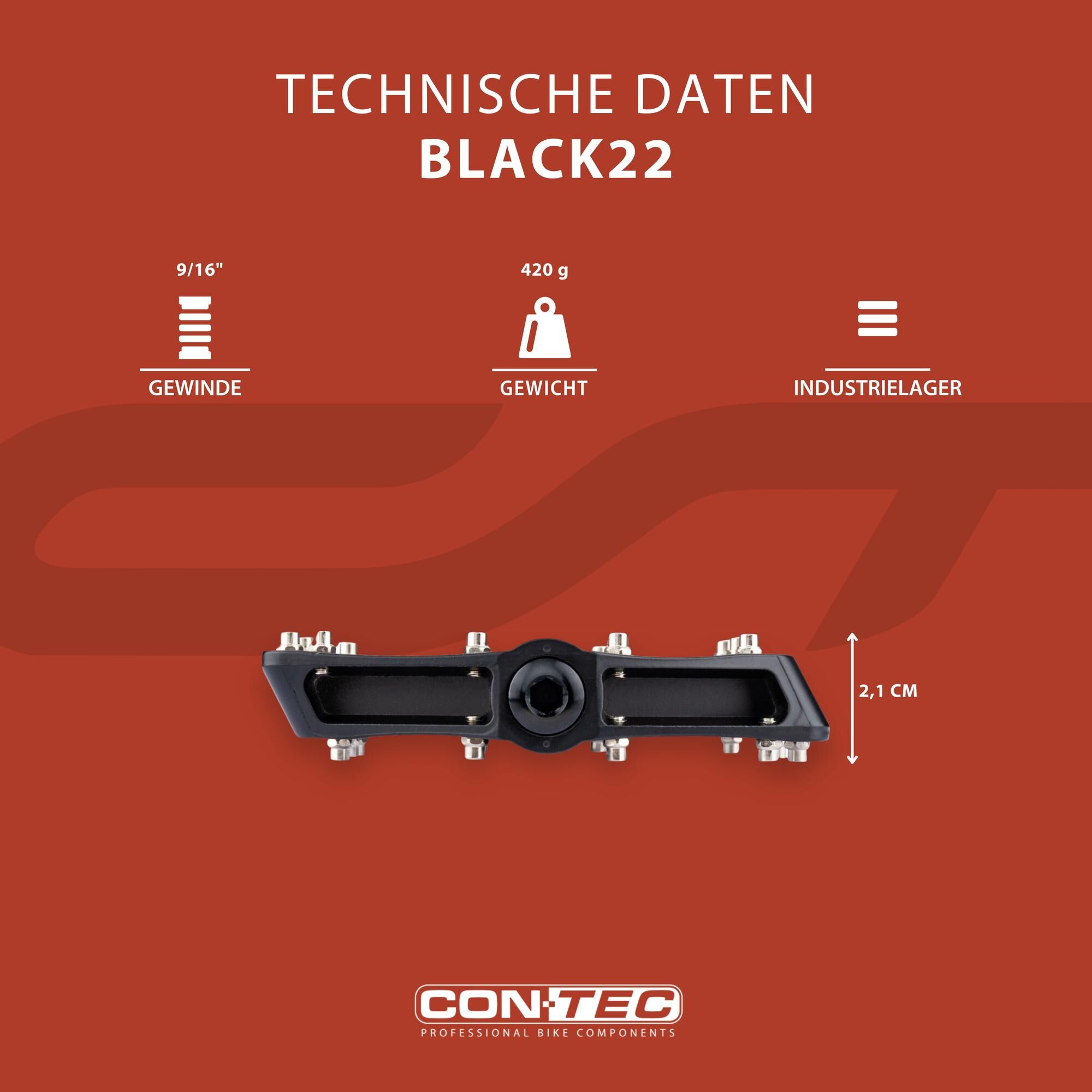 Pedale CONTEC "Black22"