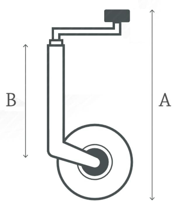 WINTERHOFF Steunwiel Anhängerteile