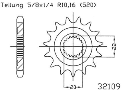 ESJOT_Antriebsritzel Antriebsritzel,Ritzel