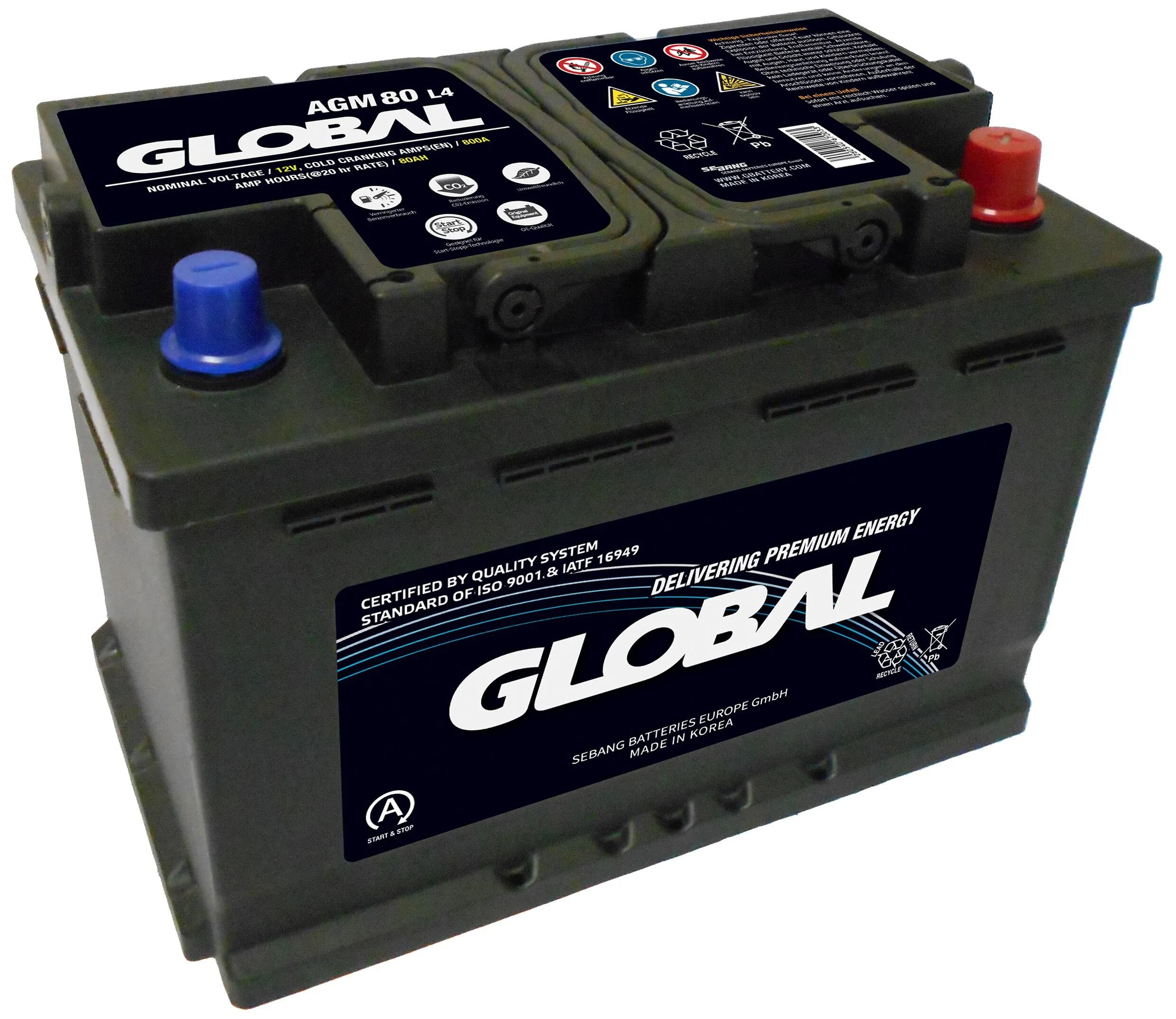 GLOBAL_Starterbatterie Starterbatterien,Batterien