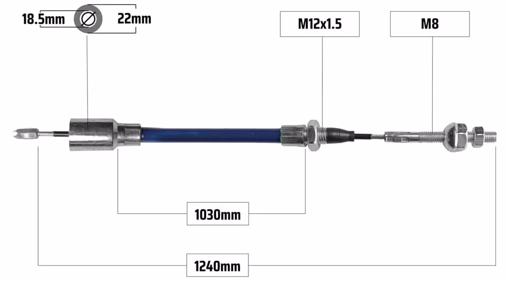 NB PARTS_Bremsseilzug Anhängerteile