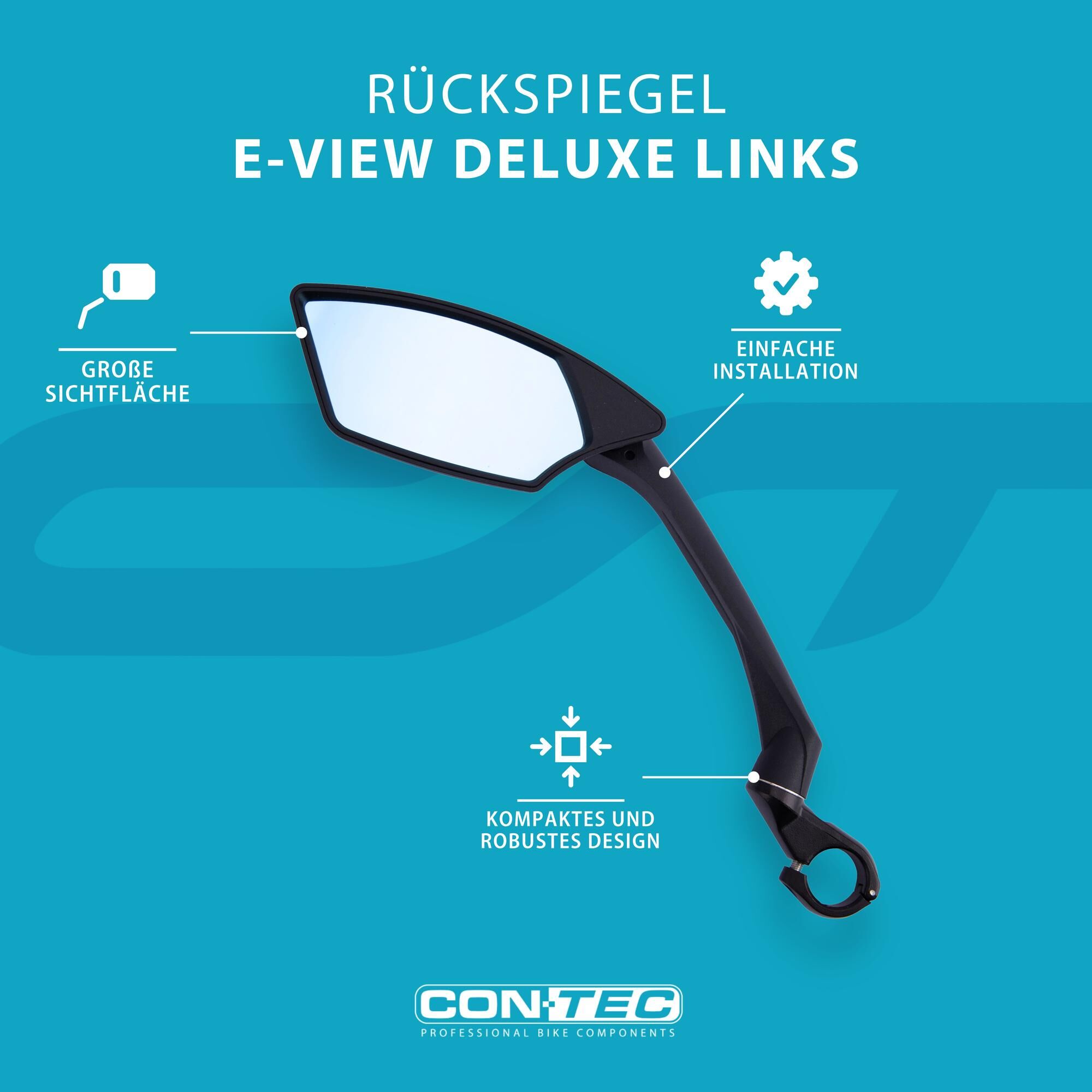 CONTEC Rearview Mirror "E-View Deluxe" CONTEC Rearview Mirror "E-View Deluxe"