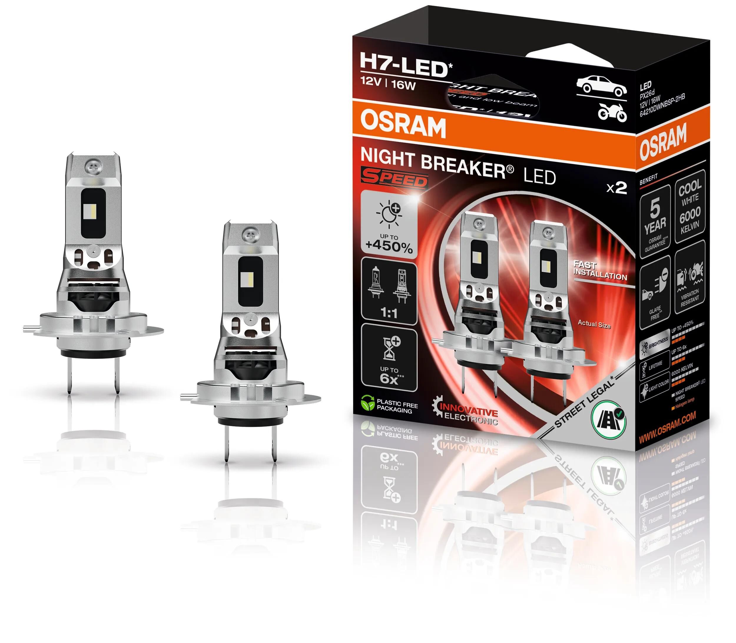 OSRAM_Hauptlampe H7 Hauptlampen,Glühlampen