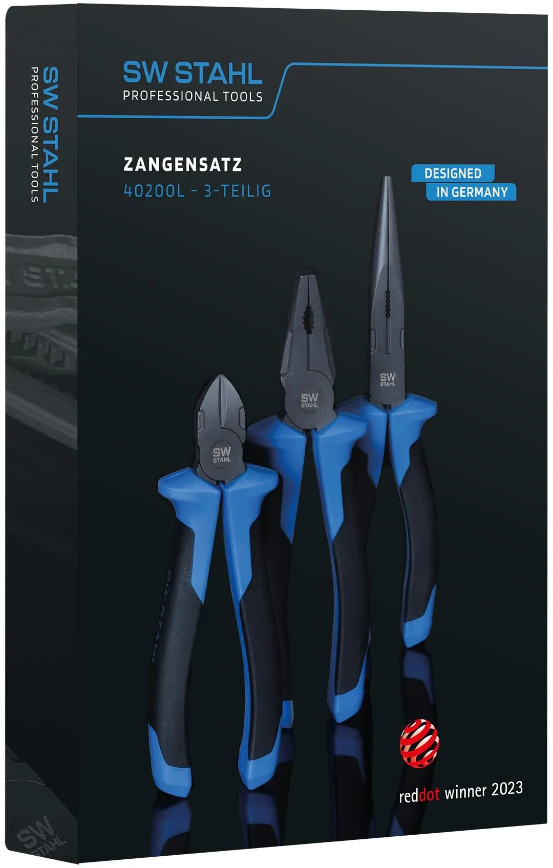 SW STAHL _Zangensatz Flachrundzangen,Kombizangen,Seitenschneider,Zangensets,Zangen,Kneifzangen