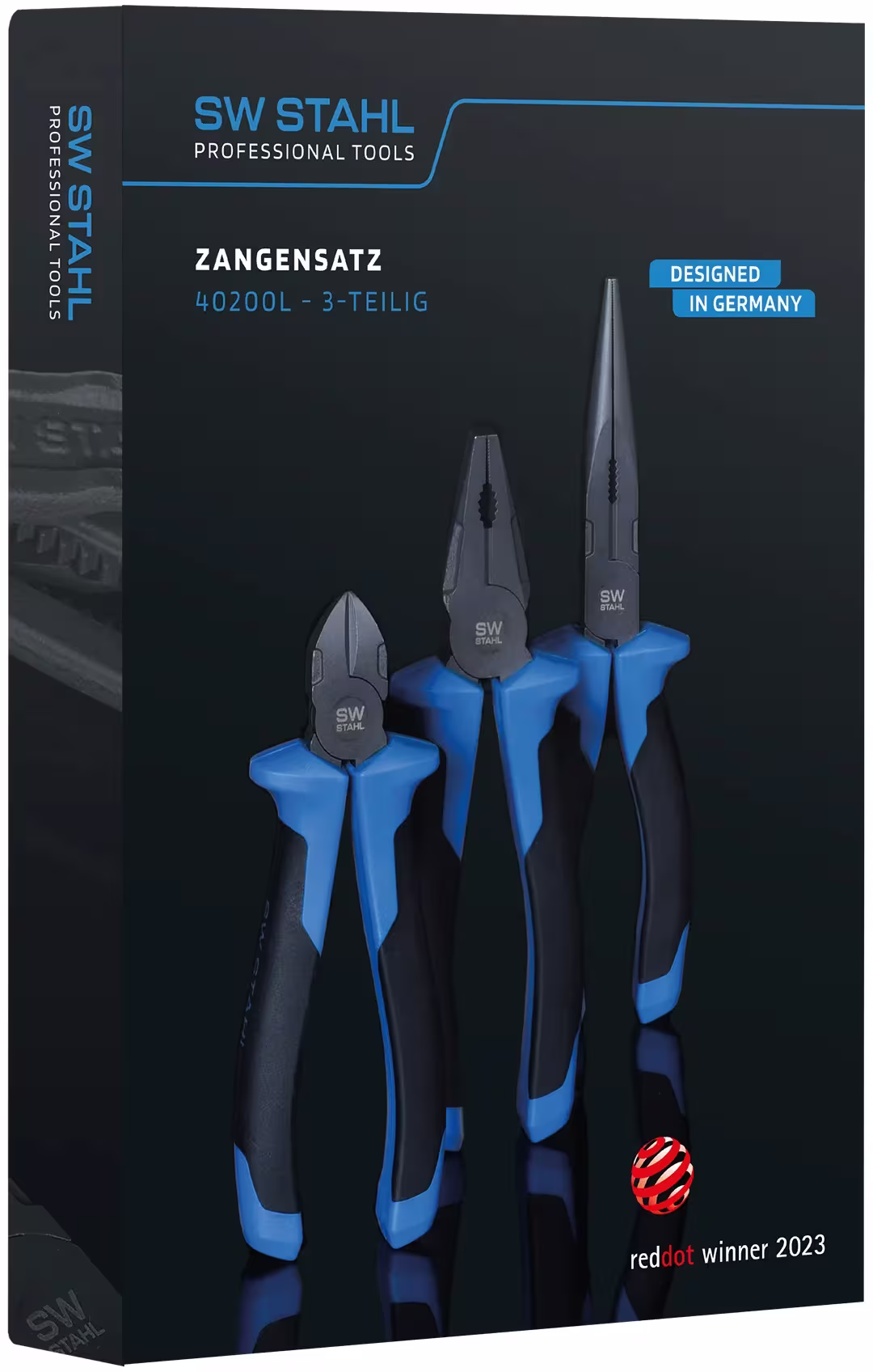 SW STAHL _Zangensatz Flachrundzangen,Kombizangen,Seitenschneider,Zangensets,Zangen,Kneifzangen