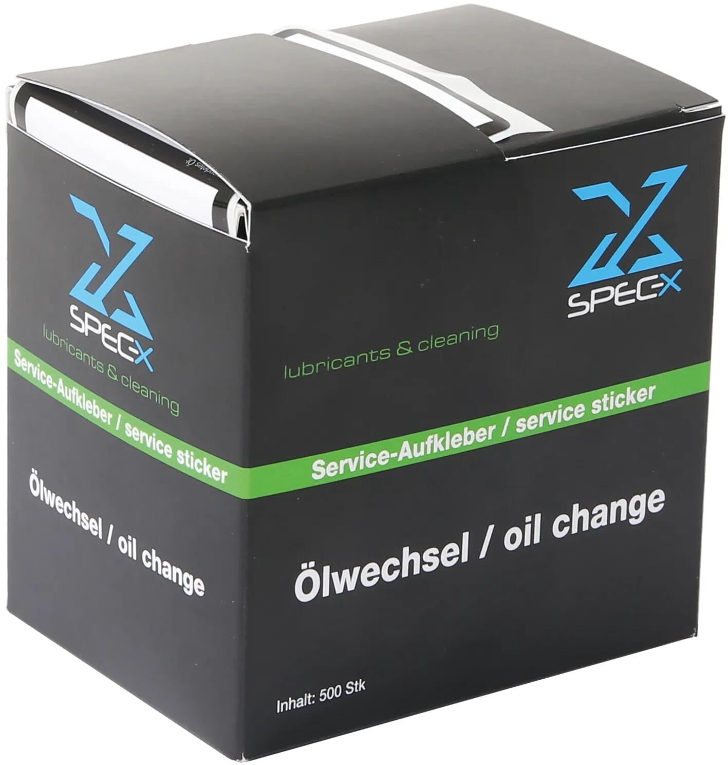 SPEC-X_Kundendienstaufkleber Aufkleber