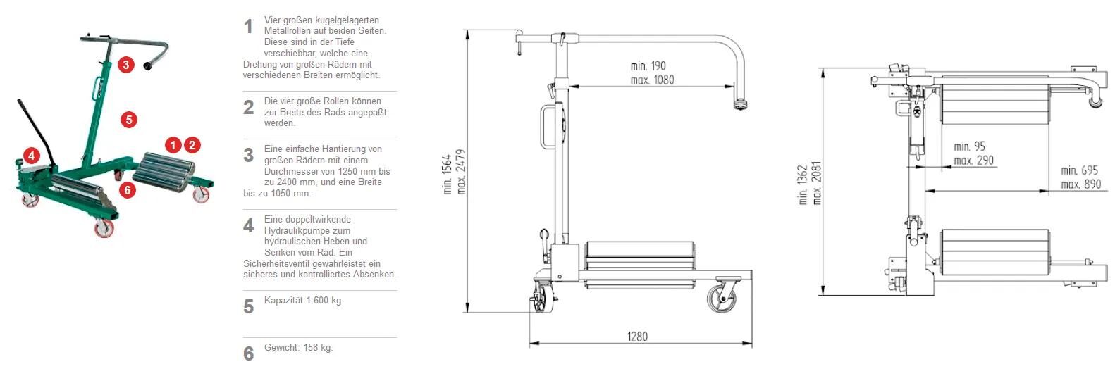 COMPAC_Radmontagegerät Radmontagegerät