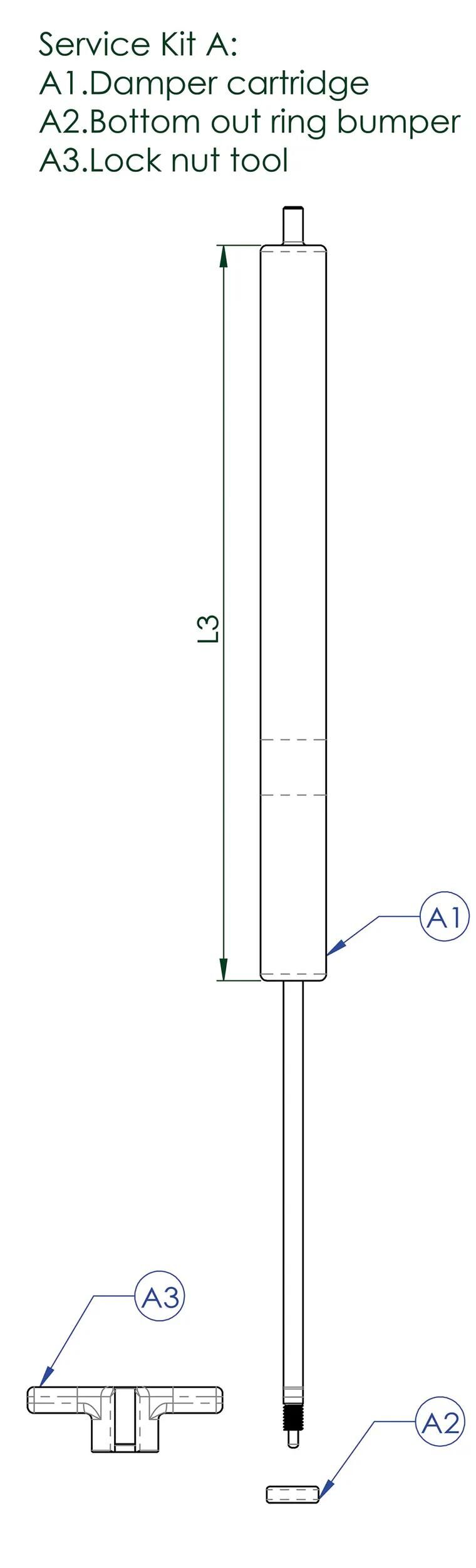 CONTEC_Service-Kit Sattelstützen - Ersatz
