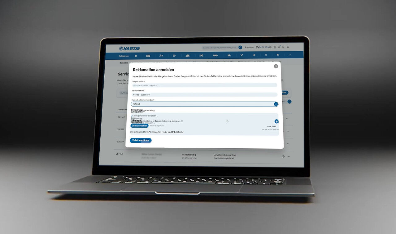 Reklamationen einfach online abwickeln