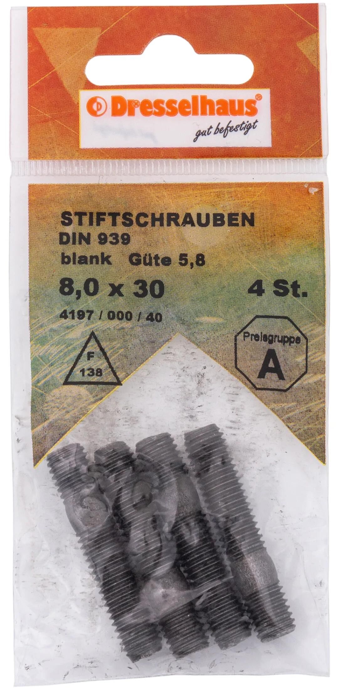 Dresselhaus_Stiftschraube Stiftschrauben