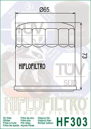 HIFLOFILTRO Ölfilter,Filter