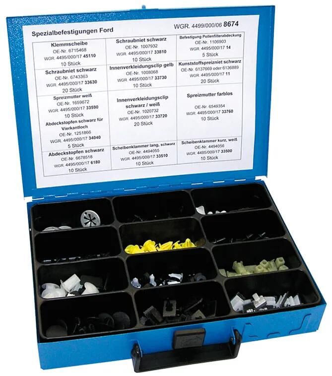 _Spezialbefestigungssortiment Befestigungsteile