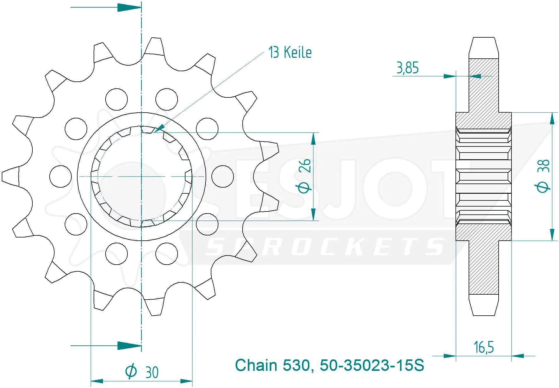 ESJOT_Antriebsritzel Antriebsritzel,Ritzel