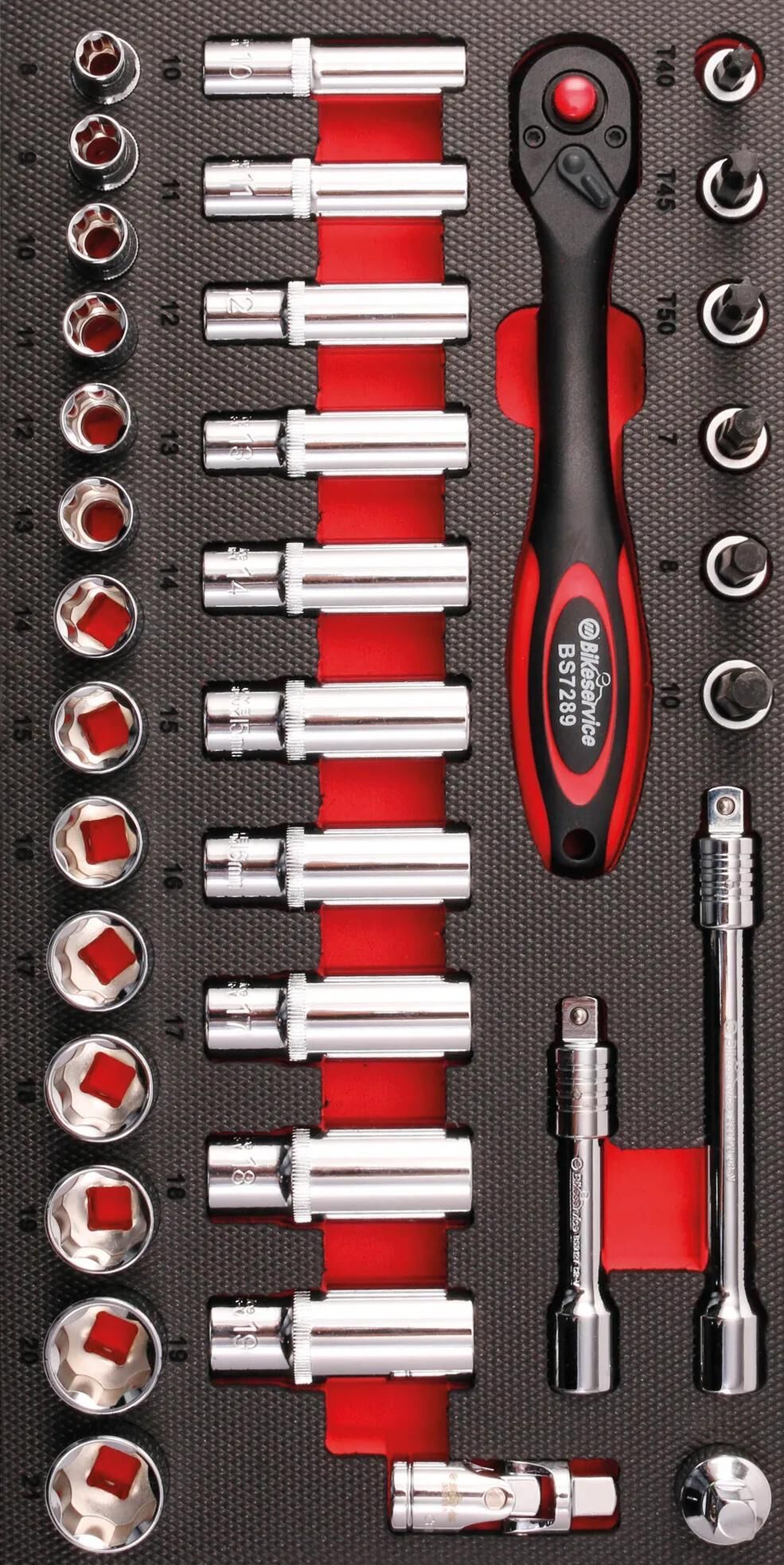 Bikeservice Module-inlay "Steckschlüssel" Moduleinlagen