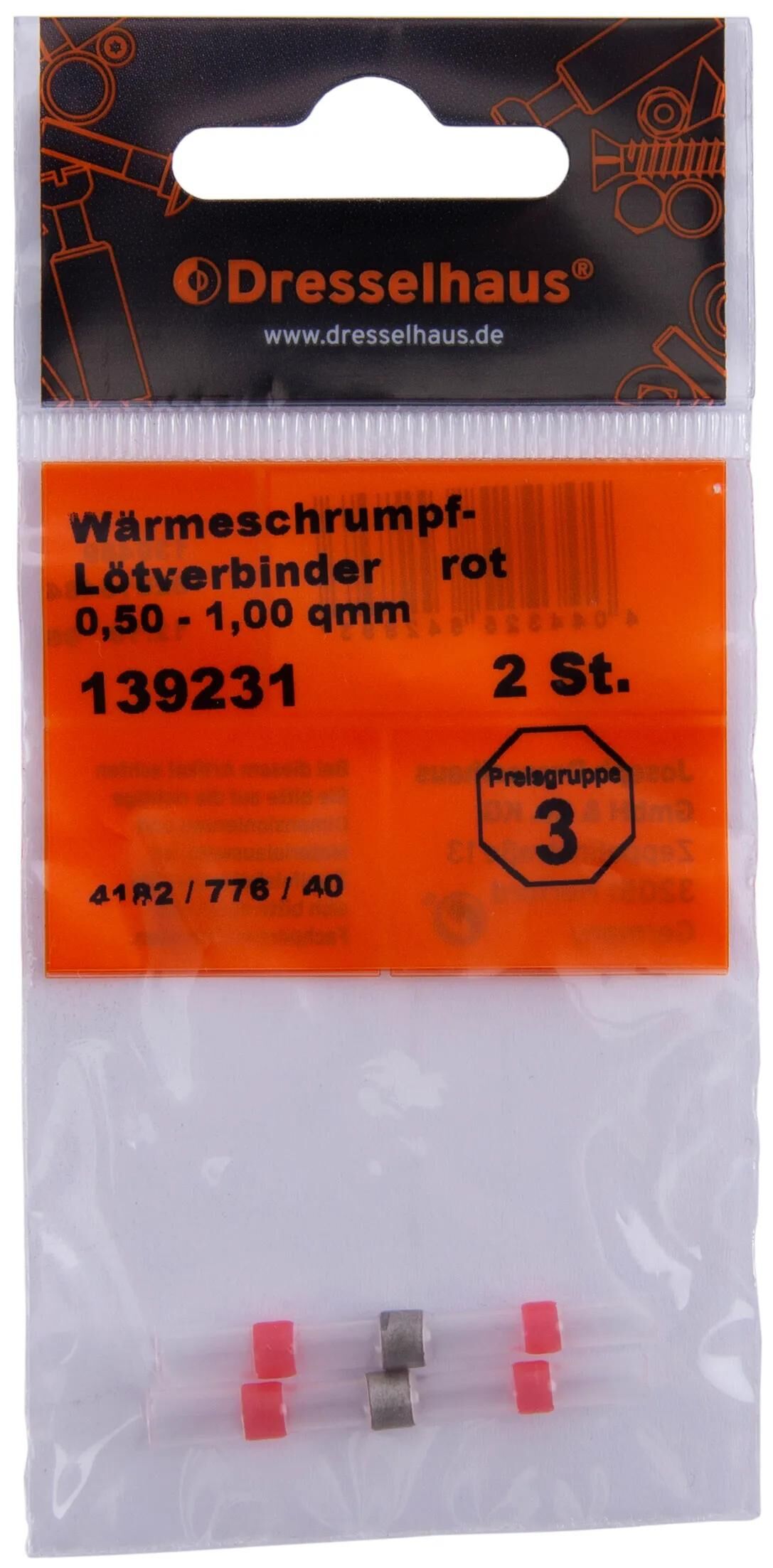 Dresselhaus_Schrumpfverbinder Lötverbinder