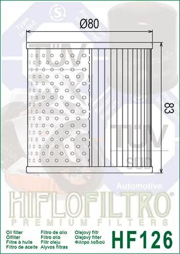 HIFLOFILTRO Ölfilter,Filter
