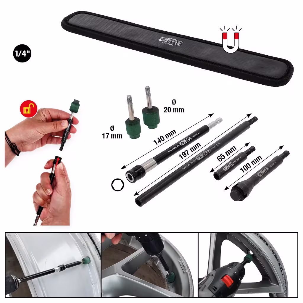 KS TOOLS_Ventilsitz-Reinigungswerkzeug-Satz Reinigungswerkzeug-Satz