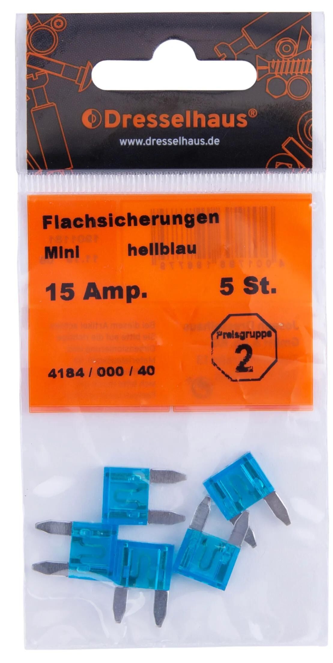 Dresselhaus_Flachsteckersicherung Flachstecksicherungen,Sicherungen