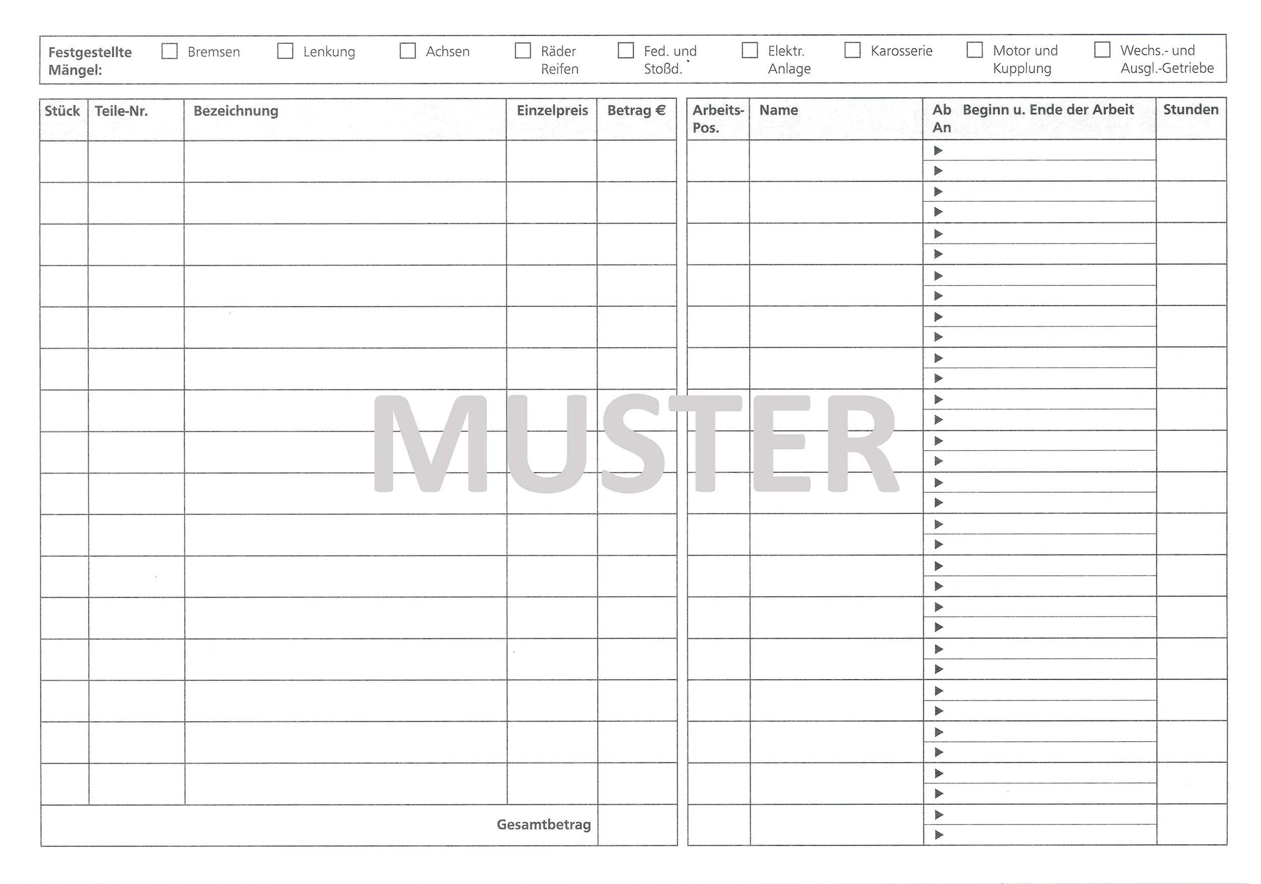 EICHNER_Arbeitskarten Werkstattorganisation