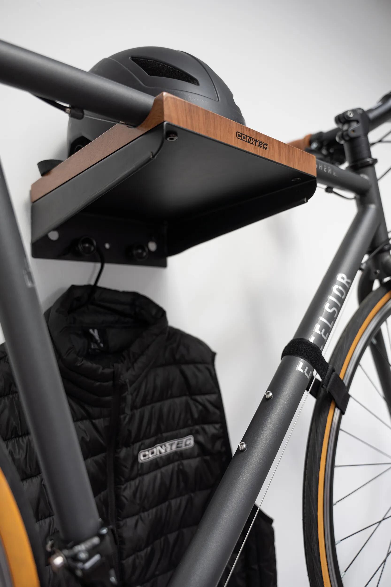 CONTEC_Wandpräsenter Fahrrad-Wandhalter,Fahrradhalter