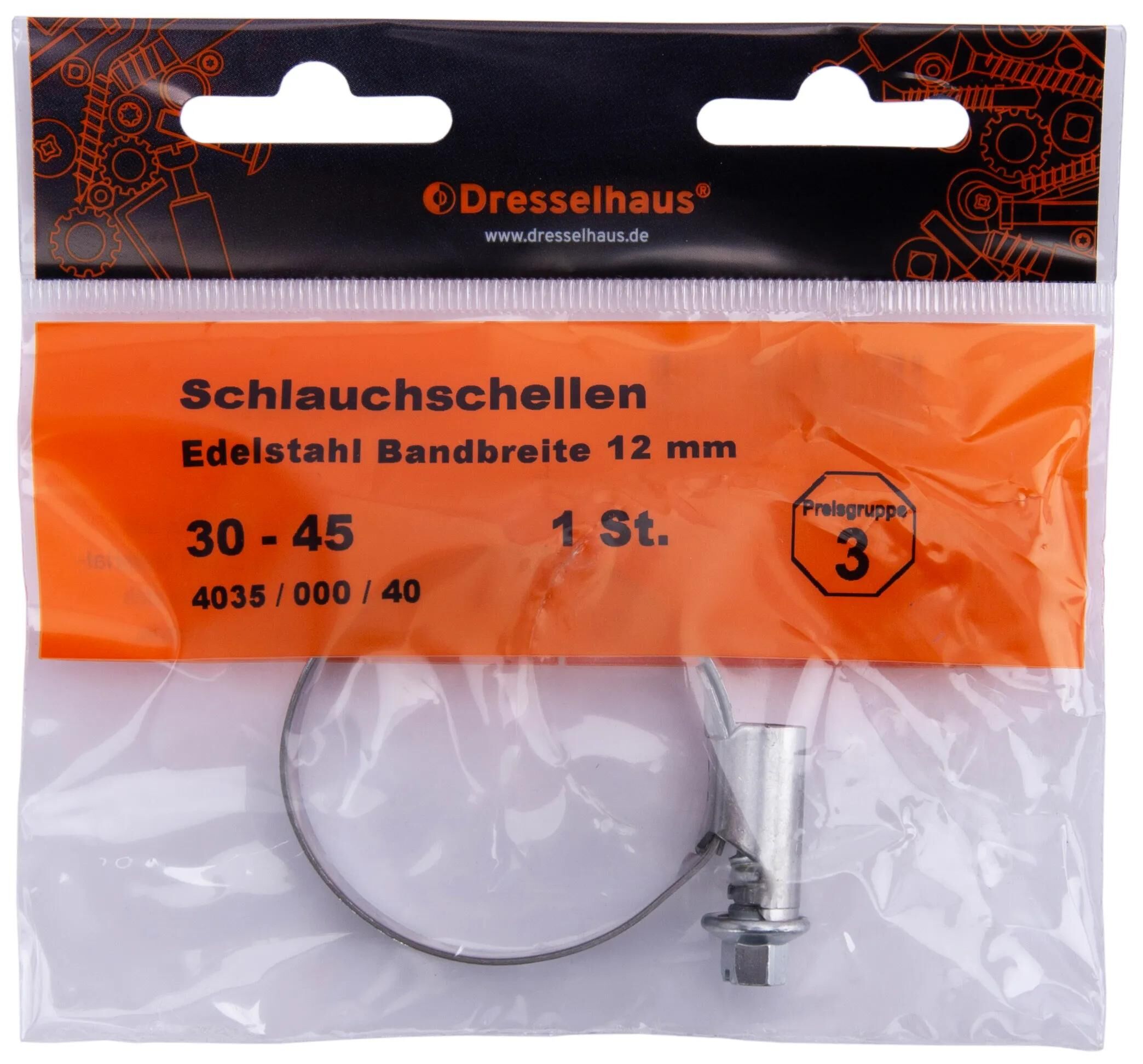 Dresselhaus Schlauchschellen