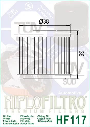 HIFLOFILTRO Ölfilter,Filter