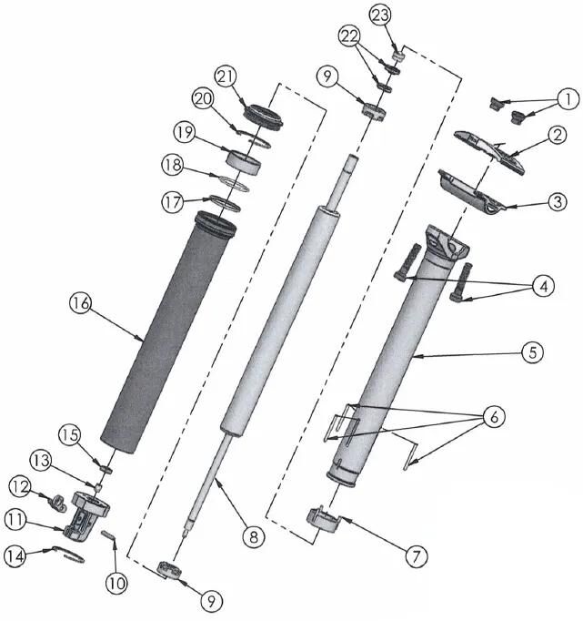 CONTEC_Service-Kit Sattelstützen - Ersatz