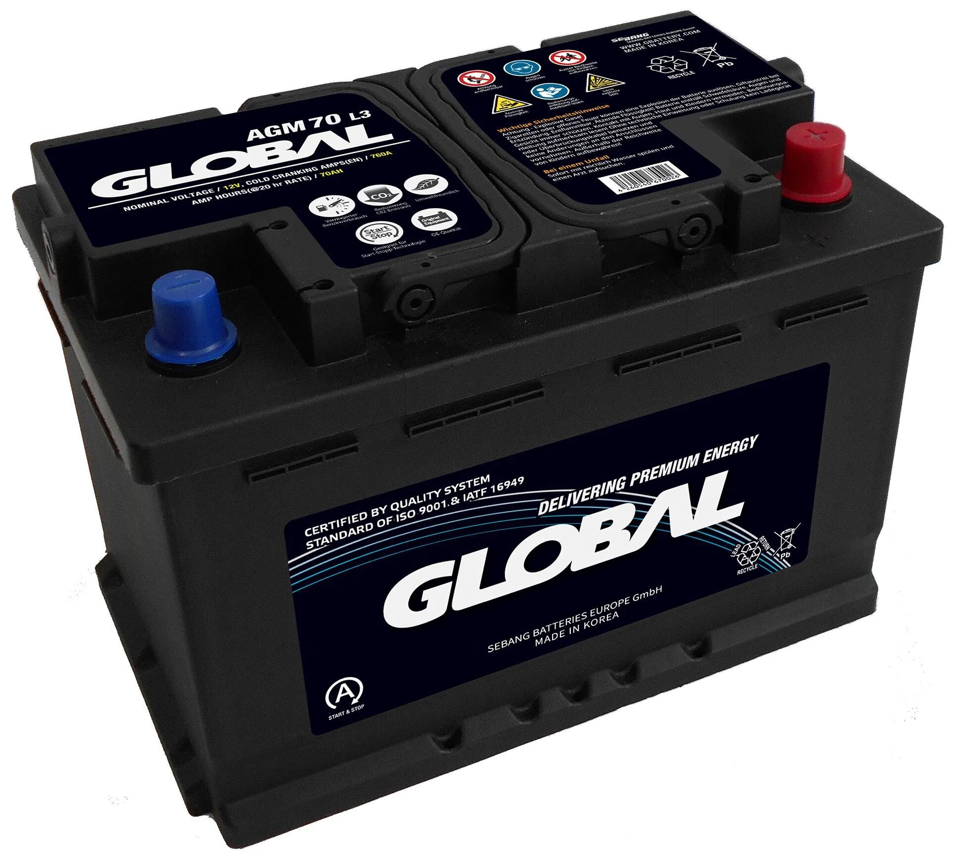 GLOBAL_Starterbatterie Starterbatterien,Batterien