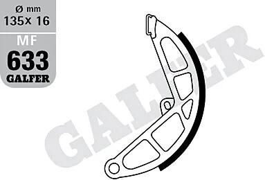 GALFER_Bremsbacke Bremsbacken