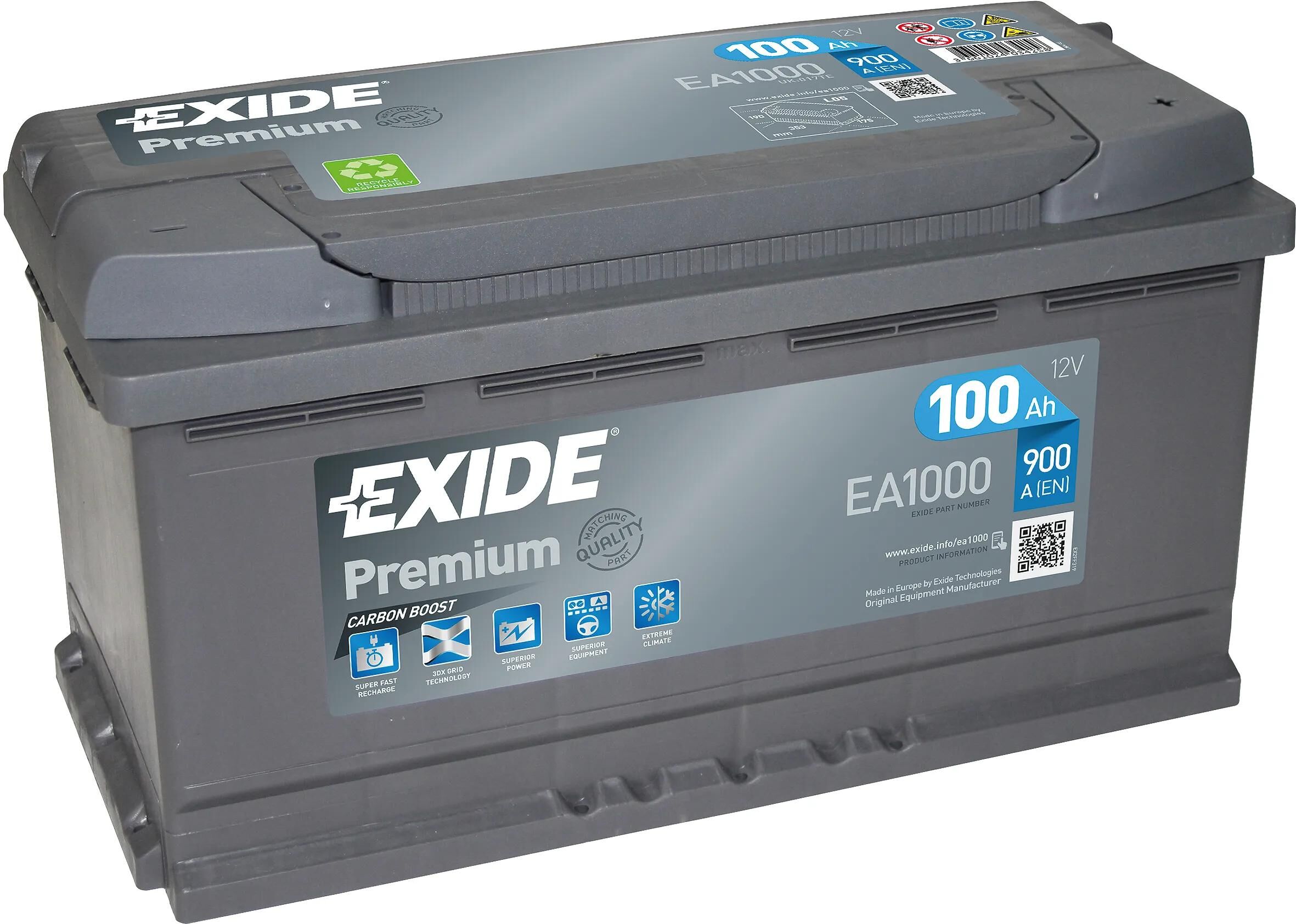 EXIDE_Starterbatterie Starterbatterien,Batterien