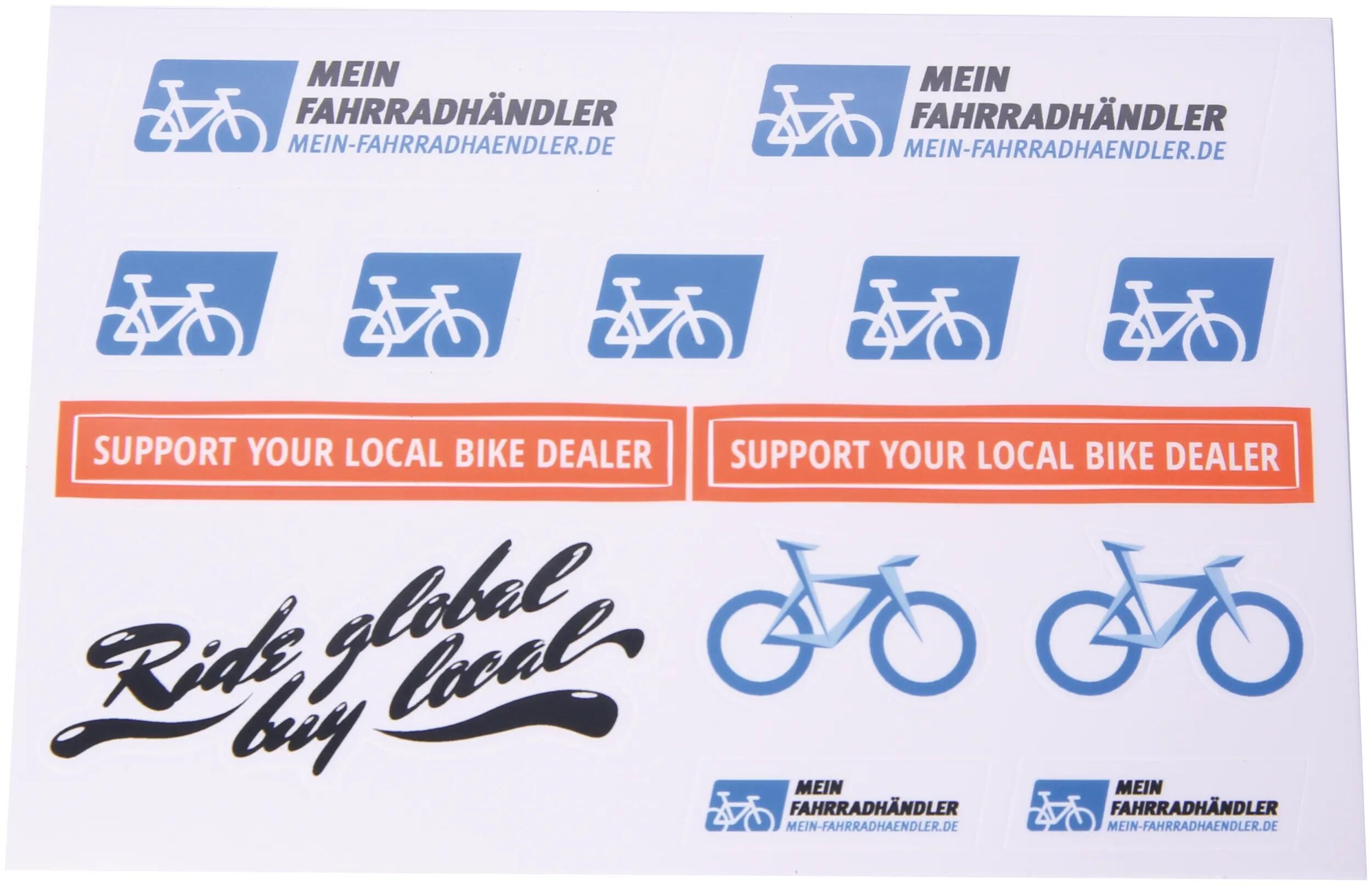 MEIN FAHRRADHÄNDLER_Aufkleber Werbemittel
