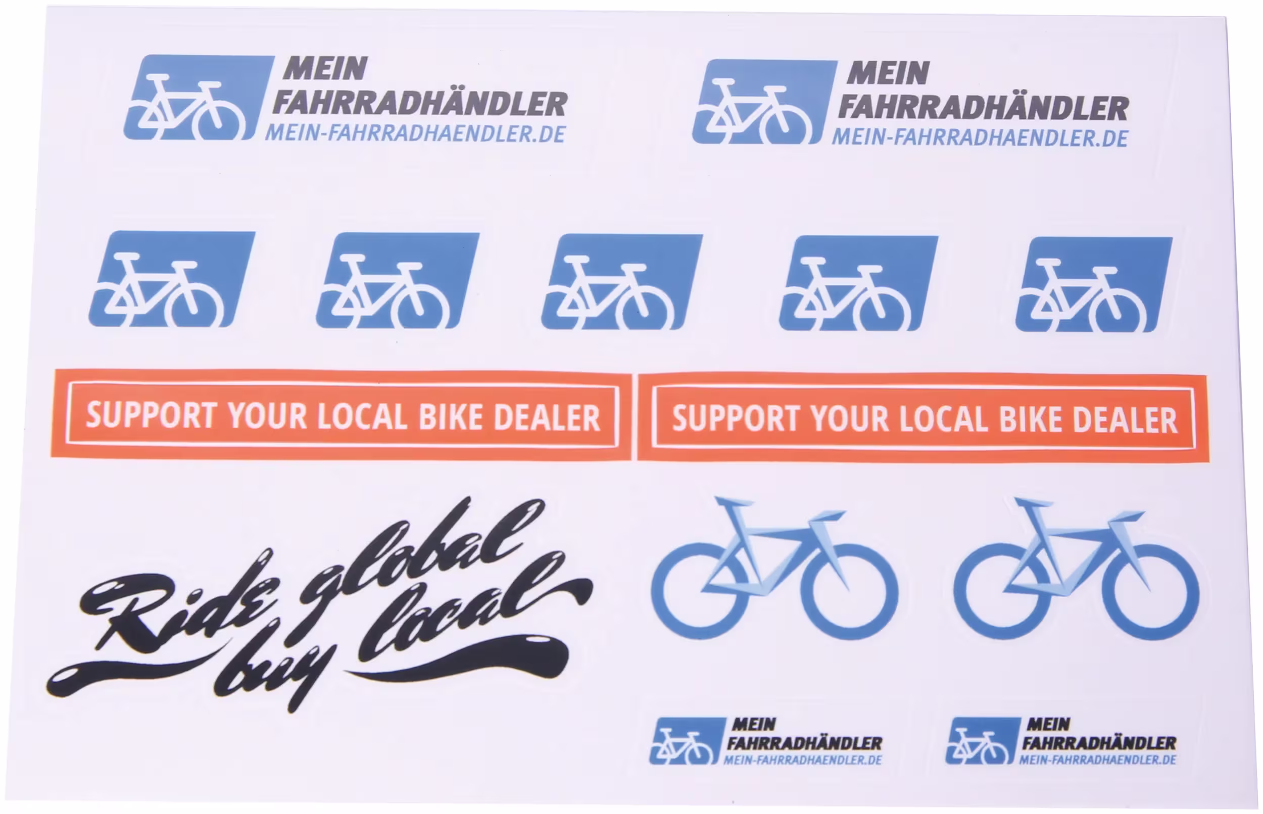 MEIN FAHRRADHÄNDLER_Aufkleber Werbemittel