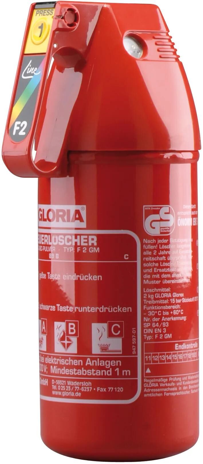 GLORIA_Feuerlöscher Feuerlöscher