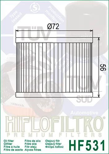 HIFLOFILTRO_Ölfilter Ölfilter,Filter