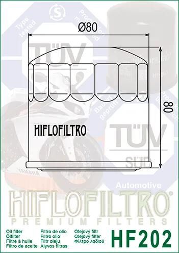 HIFLOFILTRO Ölfilter,Filter