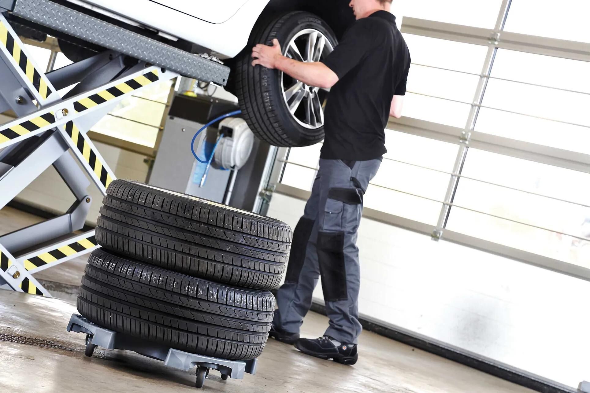 GLN LagerTec_Reifentransportgerät Reifenkarre,Reifentransporter