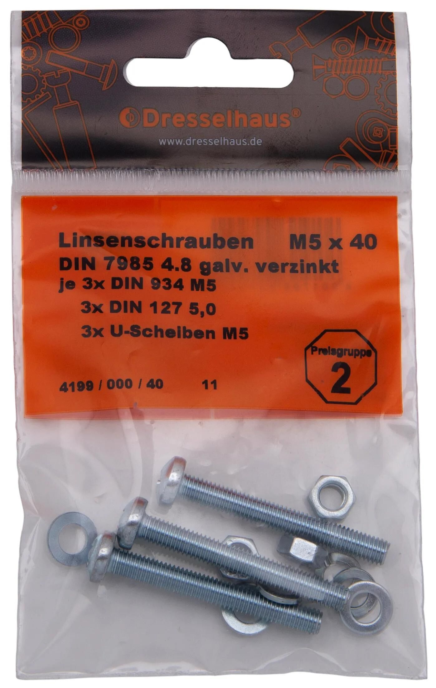 Dresselhaus_Anbausatz Schrauben/Mutter/Sortimente