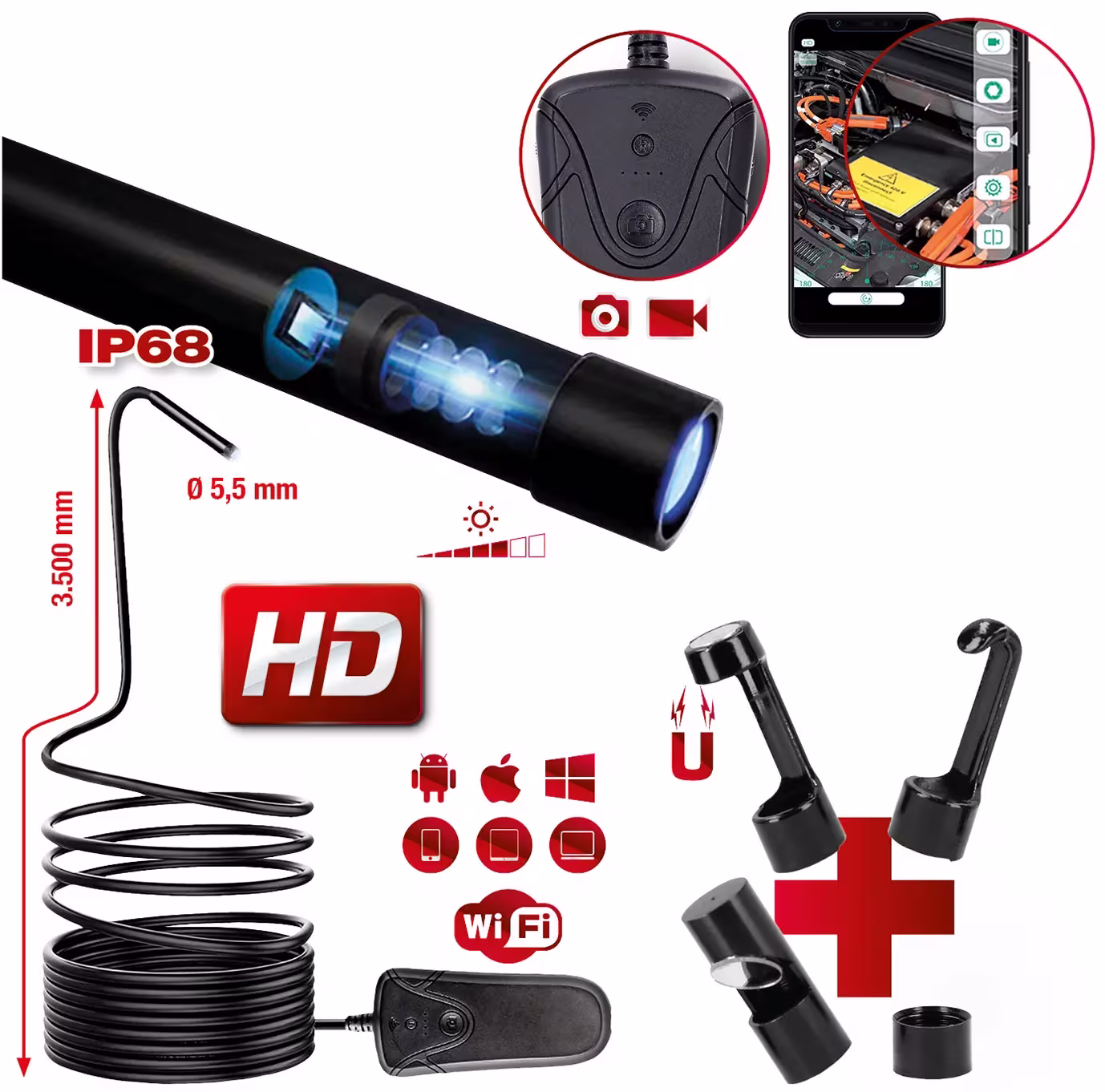 KS TOOLS_Endoskopsatz Endoskope
