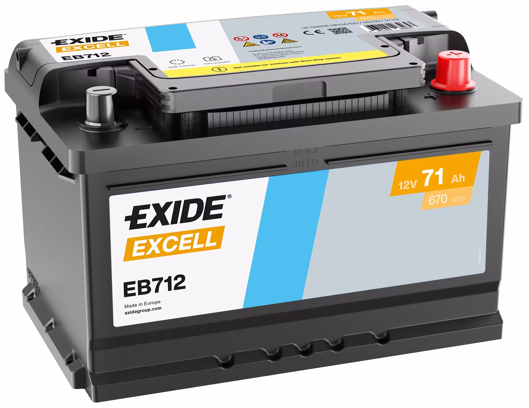 EXIDE_Starterbatterie Starterbatterien,Batterien