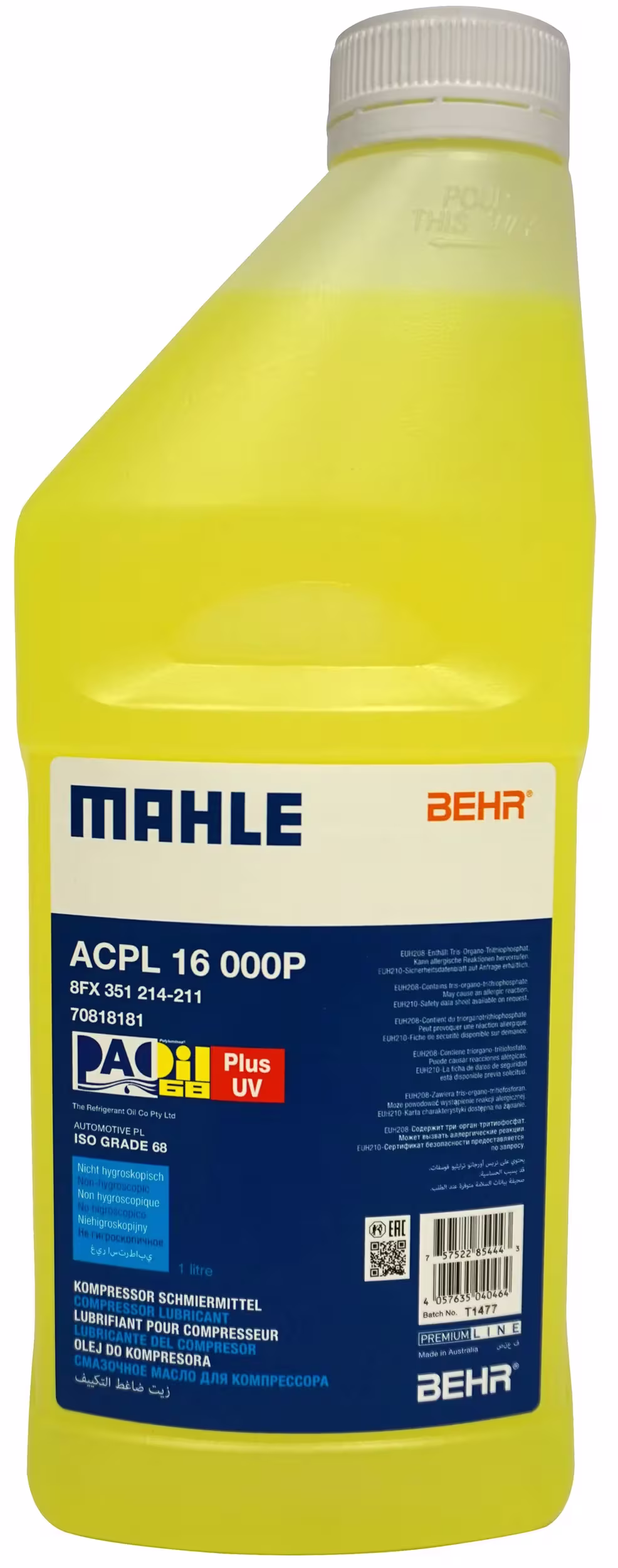 MAHLE_Klimakompressoröl Kompressorenöl,Kompressoren