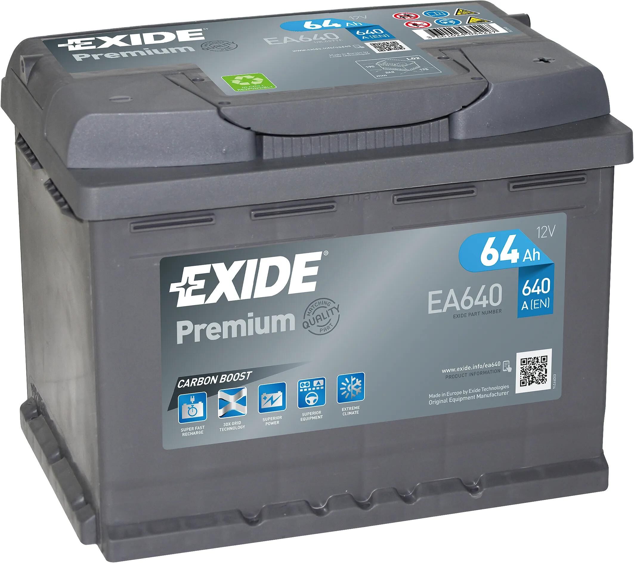 EXIDE_Starterbatterie Starterbatterien,Batterien