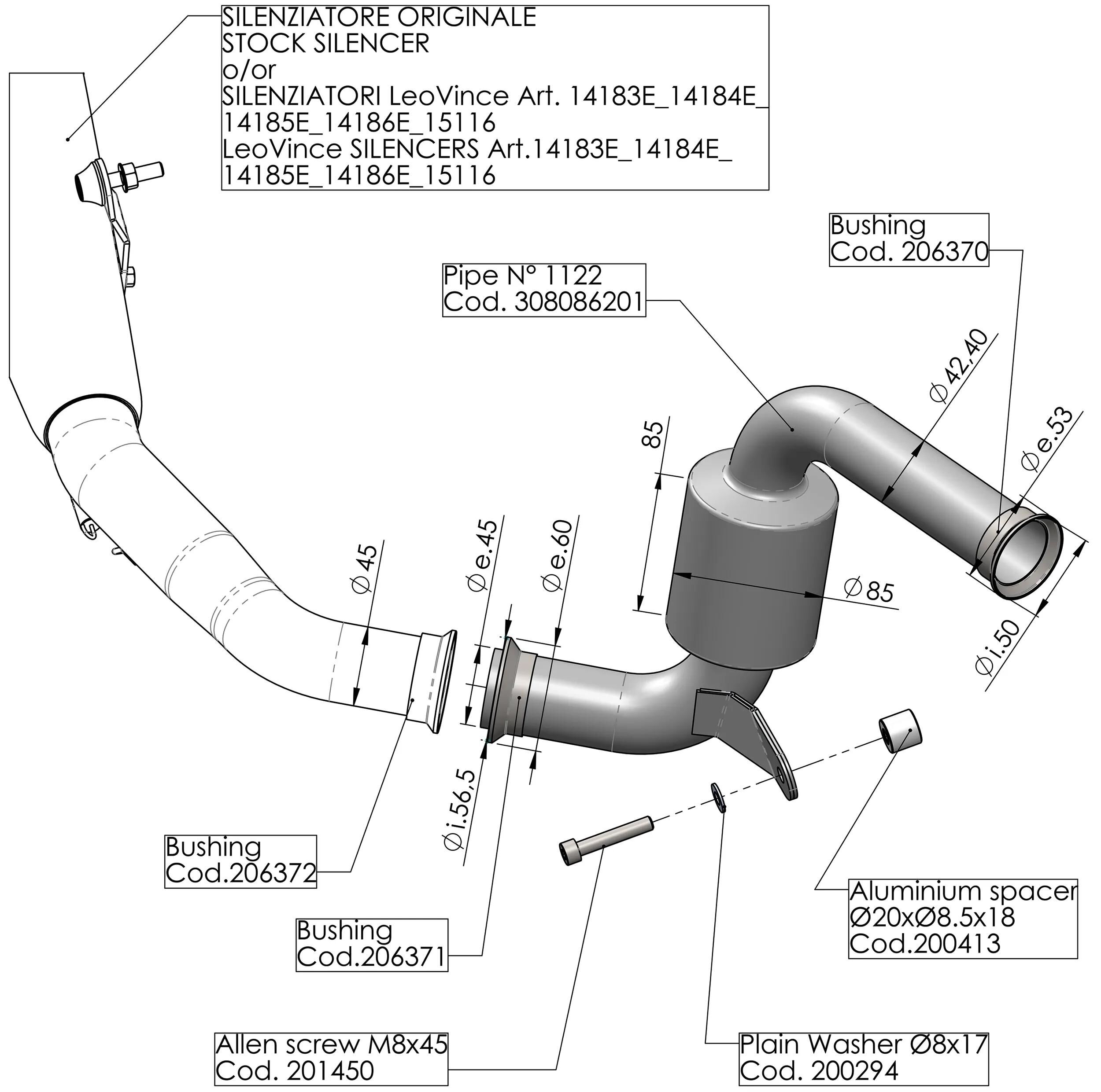 _Ersatzrohr Schalldämpfer - Ersatz / Zubehör