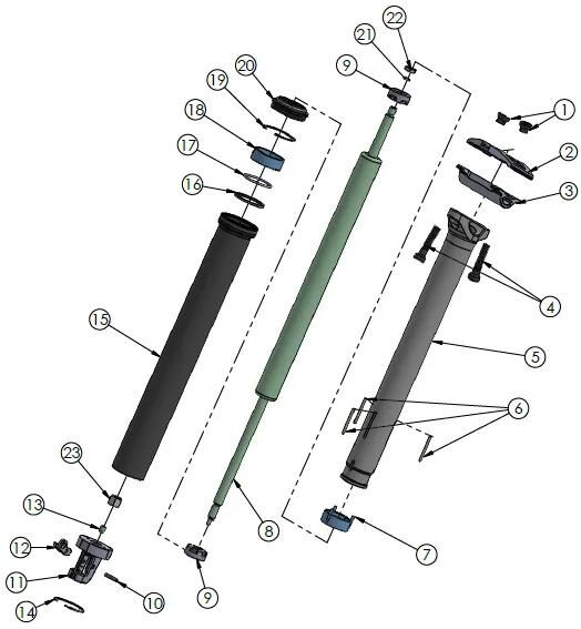 CONTEC_Service-Kit Sattelstützen - Ersatz