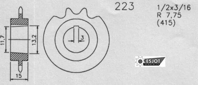 ESJOT_Antriebsritzel Antriebsritzel,Ritzel