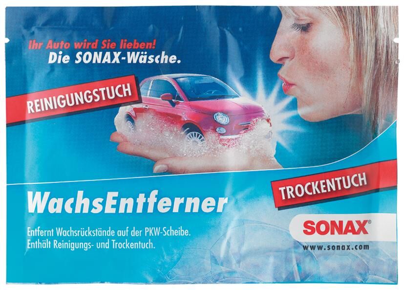 SONAX Window Cleaning Cloth "Wax Remover" Reinigungstücher,Pflegemittel,Reinigungsmittel